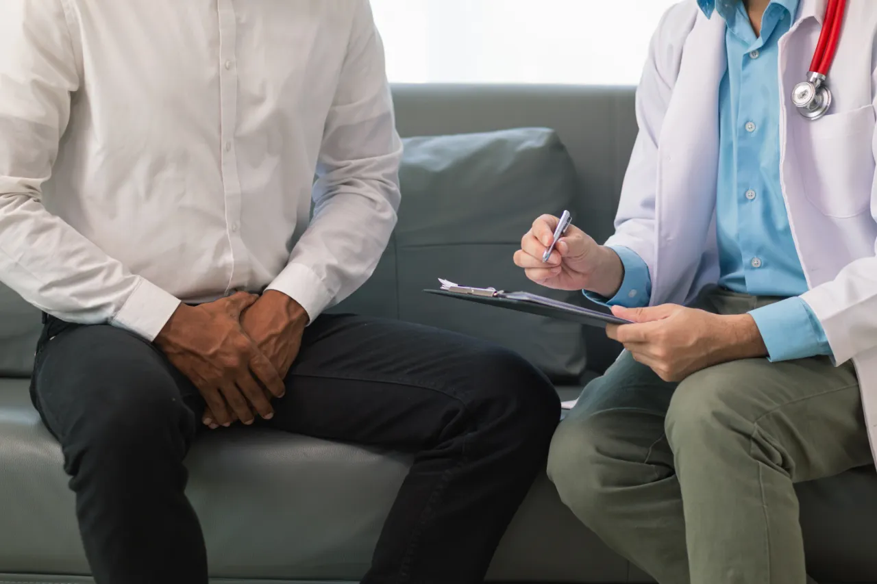 A patient consulting a doctor regarding low libido