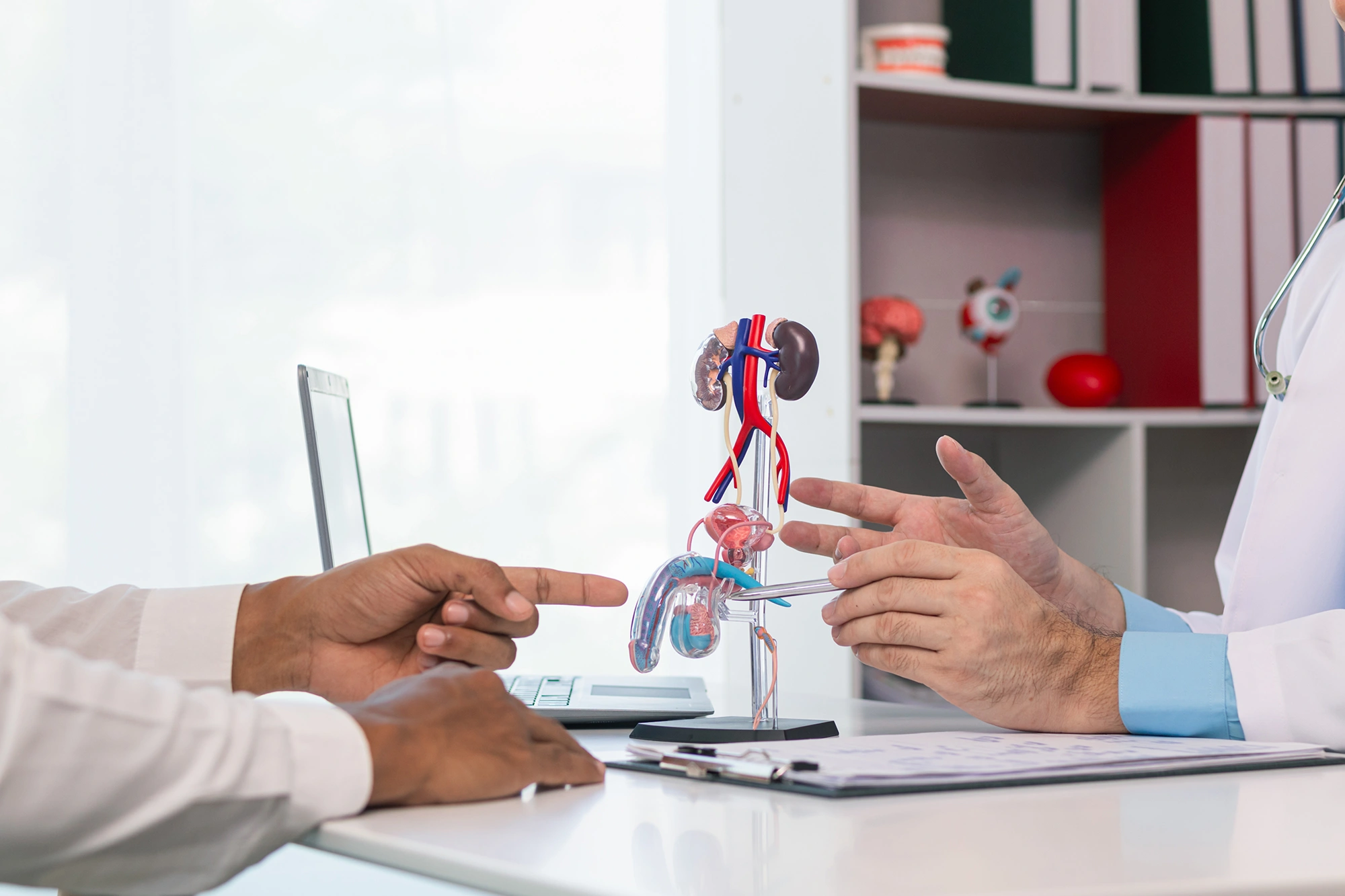 A patient seeking a consultation for erectile dysfunction